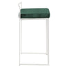 Fuji - Stackable Counter Stool - White Base (Set of 2)
