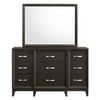 Beaumont - Dresser & Mirror - Merlot
