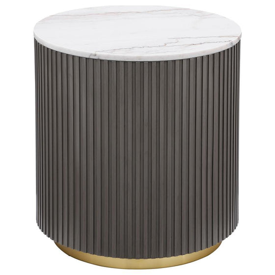 Jason - Round Marble Coffee Table Set