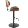 Lombardi - Adjustable Barstool With Swivel (Set of 3)