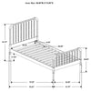 Jones - Wood Twin Open Frame Bed - White