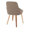 York - Upholstered Chair (Set of 2) - Zebra Wood Legs