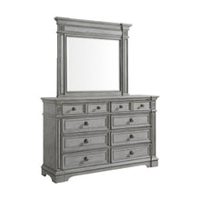  Glenmore - Dresser And Mirror Set - Aged Gray
