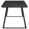 Smith - Rectangular Ceramic Top Dining Table - Black