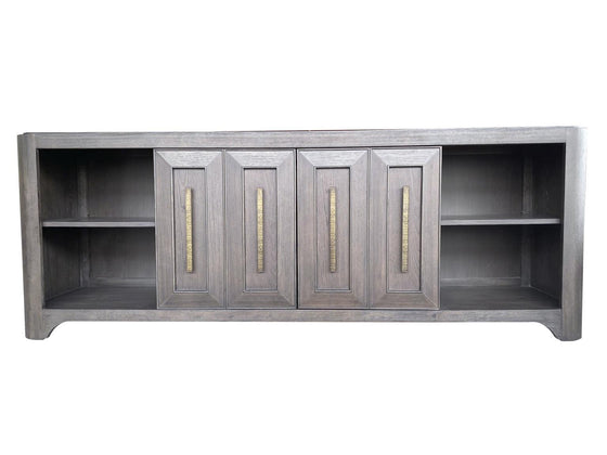 Lancia - 82" Media Console - Charred Oak