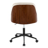 Bacci - Office Chair - Black Metal Base