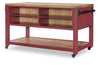 Vintage Market - Kitchen Island 6 Drawer With Casters