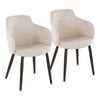 Boyne - Dining / Accent Chair (Set of 2) - Dark Walnut Wood