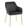 Daniella - Dining Chair - Gold Metal (Set of 2)