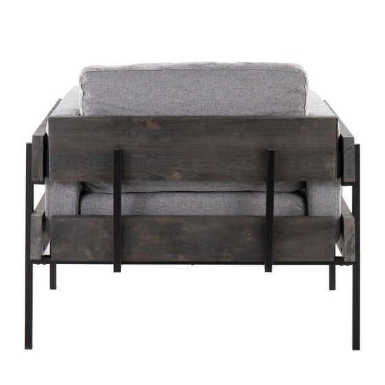Kari - Accent Chair - Black Metal