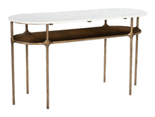  Bild - Console Table - White & Brass