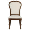 Landon - Upholstered Dining Side Chair (Set of 2) - Rich Brown