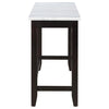 Toby - Marble Counter Dining Table - Rustic Espresso