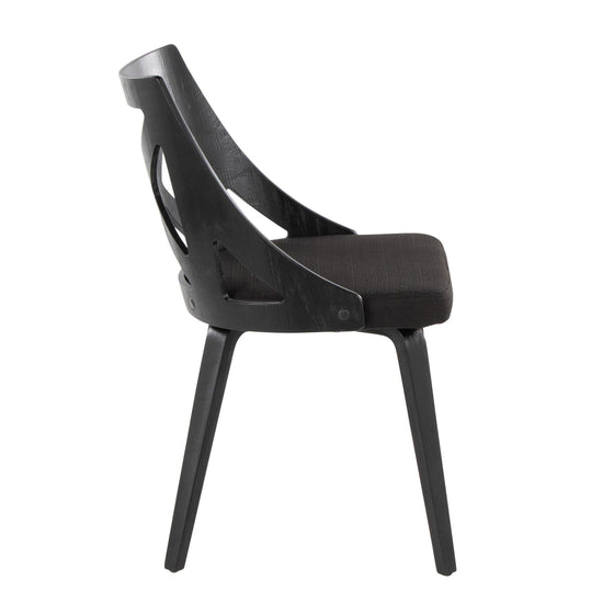 Charlotte - Chair (Set of 2) - Black Wood