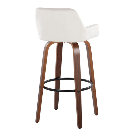 Daniella - 30" Fixed-Height Barstool (Set of 2) - Brown Base