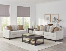  Christine - Upholstered Sloped Arm Sofa Set