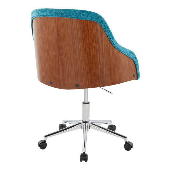 Bacci - Office Chair - Chrome Metal Base
