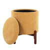 Daniella - Wood Storage Ottoman