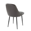 Marcel - Dining Chair (Set of 2) - Black Legs & Faux Leather