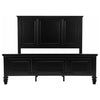 Sandy Beach - 63" Panel Bed with High Headboard