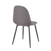 Pebble - Chair - Black Steel (Set of 2)