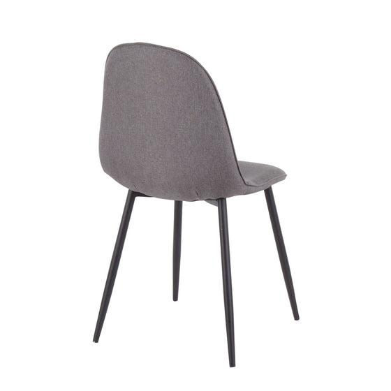 Pebble - Chair - Black Steel (Set of 2)