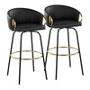 Claire - 30" Fixed-Height Barstool (Set of 2)