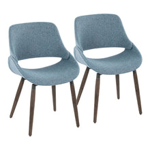  Fabrico - Accent / Dining Chair (Set of 2) - Dark Walnut Wood