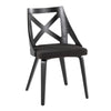 Charlotte - Chair (Set of 2) - Black Wood