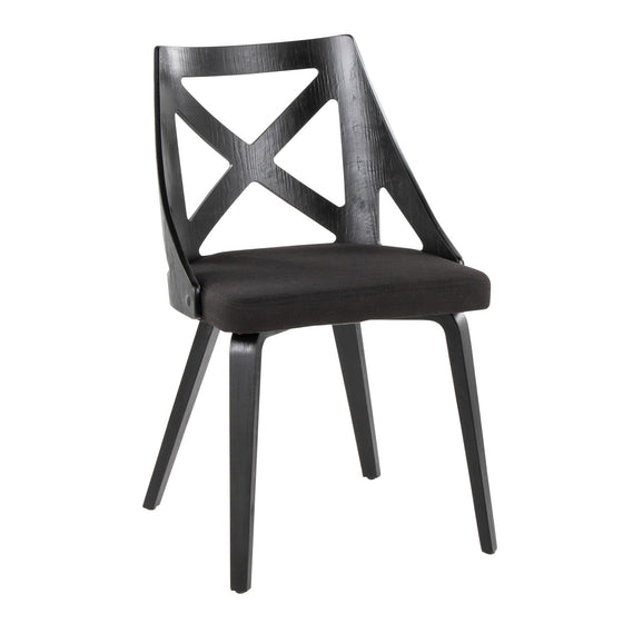 Charlotte - Chair (Set of 2) - Black Wood