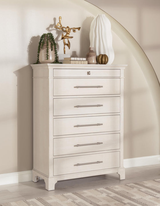 Harmony - 6 Drawer Chest - Prelude Frost