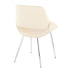 Fabrico - Chair (Set of 2) - Chrome Legs