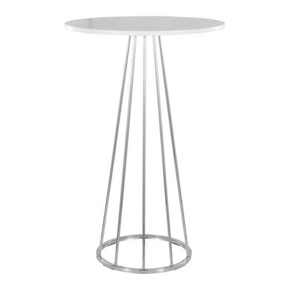 Canary - Bar Table - Chrome Metal