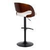 Pino - Adjustable Barstool (Set of 2) - Black Base