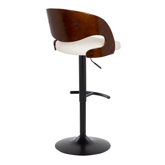 Pino - Adjustable Barstool (Set of 2) - Black Base