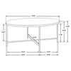 Ellison - Round Marble Top Table