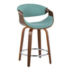 Curvini - 24'' Fixed-Height Counter Stool (Set of 2)