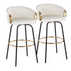 Claire - 30" Fixed-Height Barstool (Set of 2)