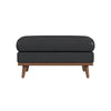 Horizon - Ottoman With Wood Base