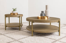  Arini - Round Coffee And End Table Set