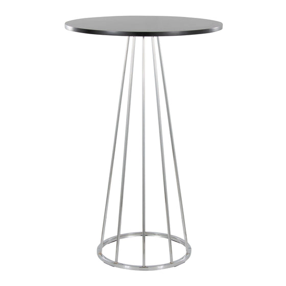 Canary - Bar Table - Chrome Metal