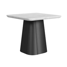  Edison - End Table - White And Black