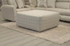 McPherson - Castered Cocktail Ottoman - White