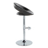 Posh - Adjustable Barstool With Swivel - Chrome Metal (Set of 2)