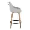 Hannah - 26" Fixed-Height Counter Stool With Swivel (Set of 2)