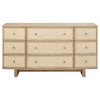Kailani - 9-Drawer Dresser Cabinet - Beige Oak