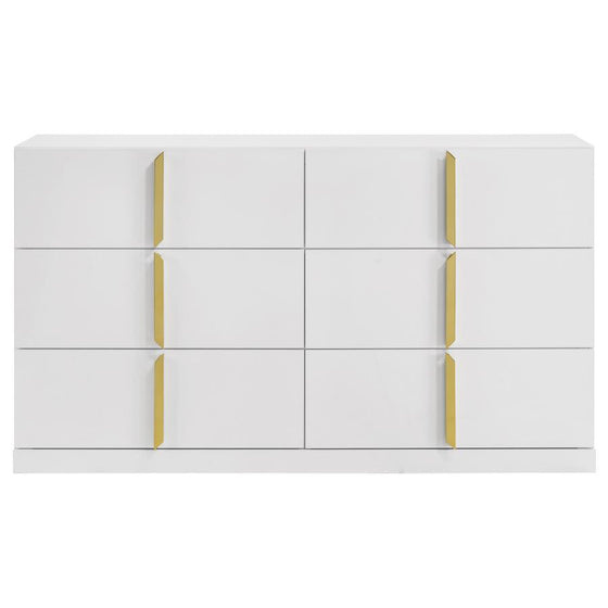 Ines - 6-Drawer Bedroom Dresser Cabinet