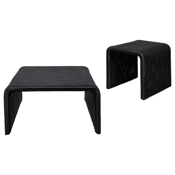 Cahya - Rattan Coffee And End Table Set