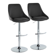  Diana - Adjustable Stool (Set of 2) - Blue