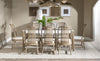 Melrose - Spindle Back Side Chair (Set of 2) - Cloud White And Desert Oak